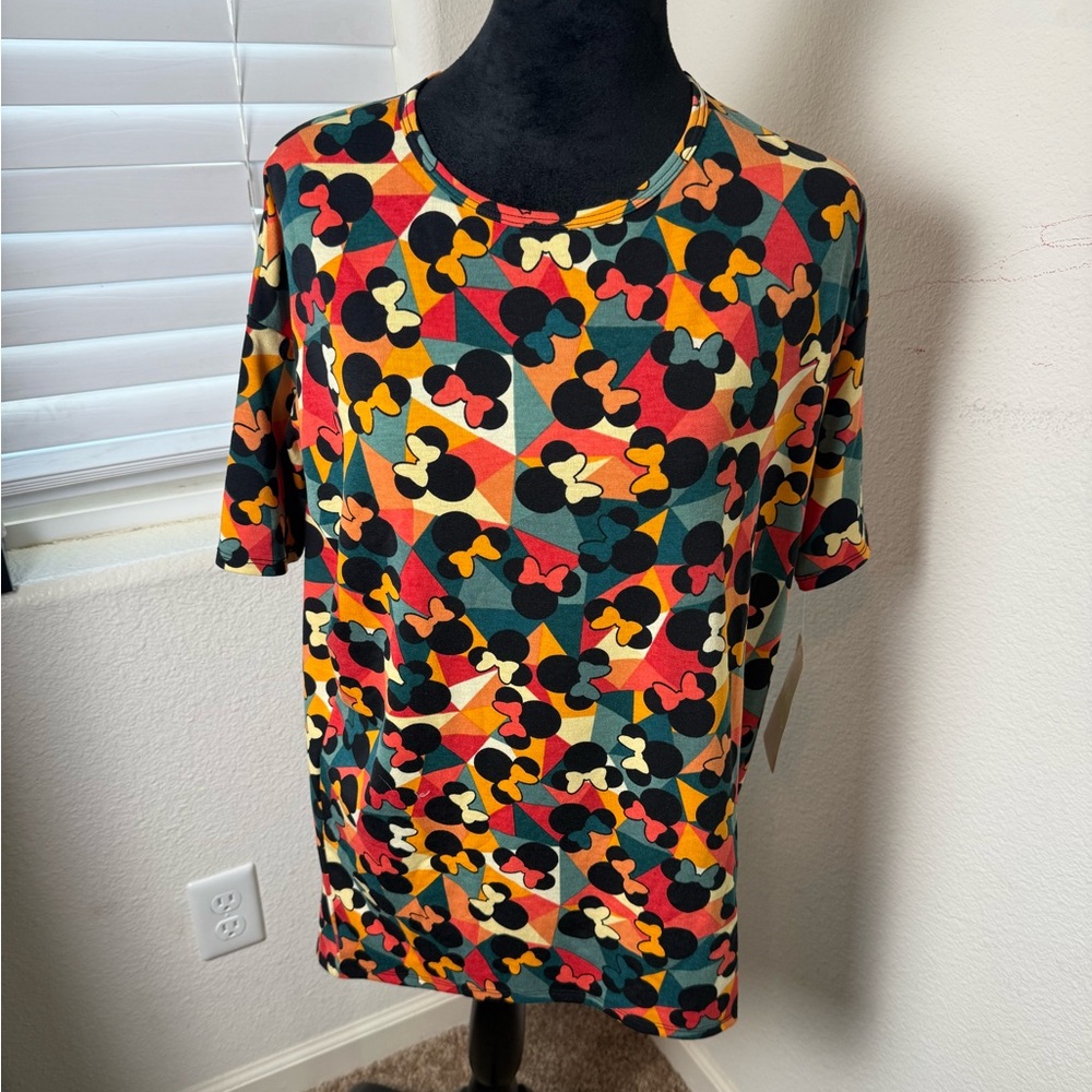 LuLaRoe Disney Minnie Mouse Irma Tunic Top